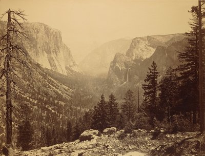 Yosemite Valley vom Inspiration Point von Carleton E. Watkins